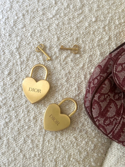 DIOR BFF LOVE LOCK AND KEY BAG CHARM