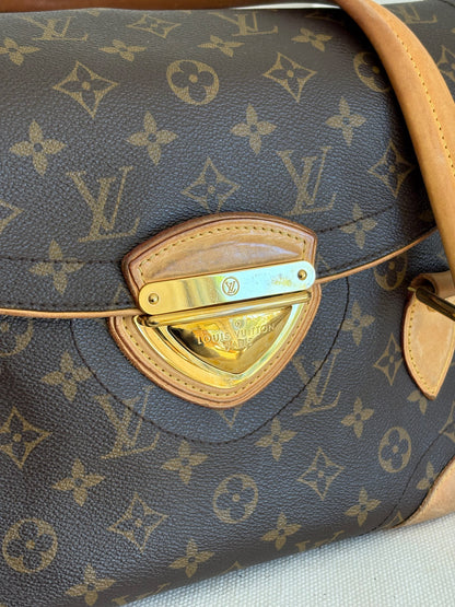 BEVERLY GM MONOGRAM SHOULDER BAG