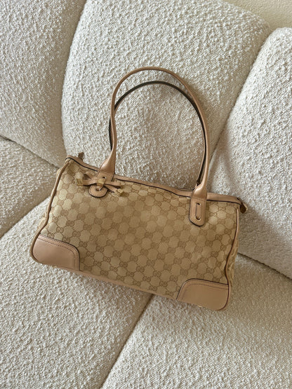 GUCCI PRINCY RIBBON GUCCISSIMA TOTE BAG