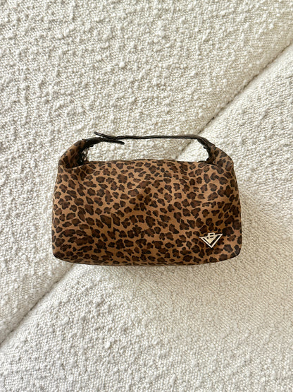 BOTTEGA VENETA JODIE LEOPARD TOP HANDLE BAG