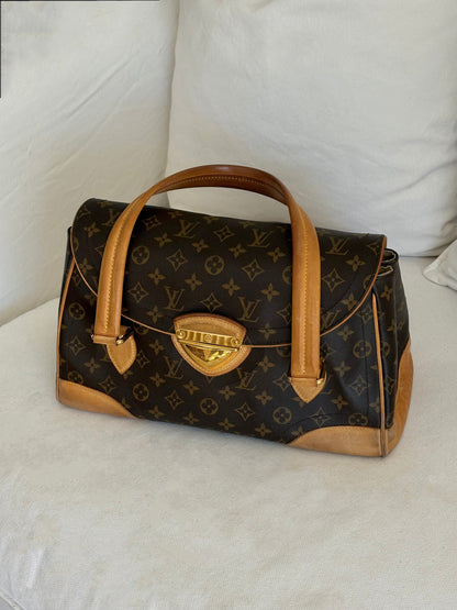 BEVERLY GM MONOGRAM SHOULDER BAG