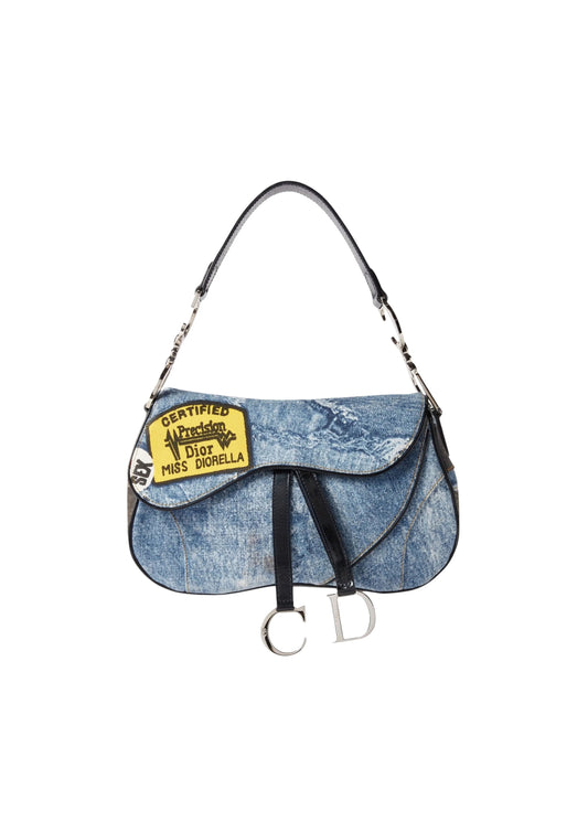 DIOR MISS DIORELLA DOUBLE SADDLE BAG