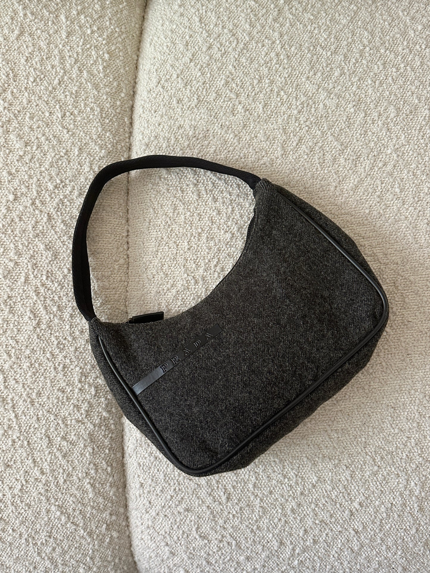 PRADA SPORT WOOL SHOULDER BAG