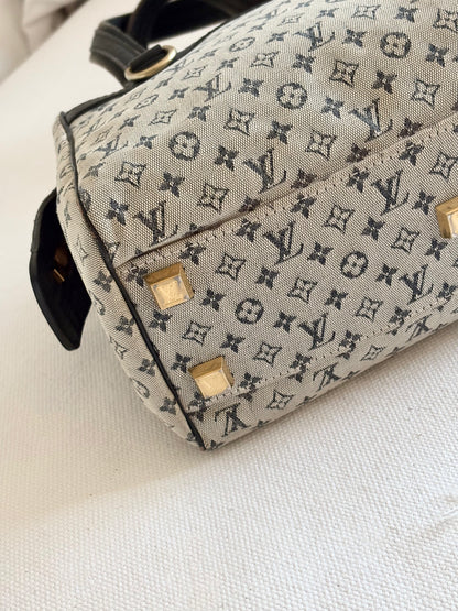LOUIS VUITTON MONOGRAM MINI LIN CANVAS JOSEPHINE BAG
