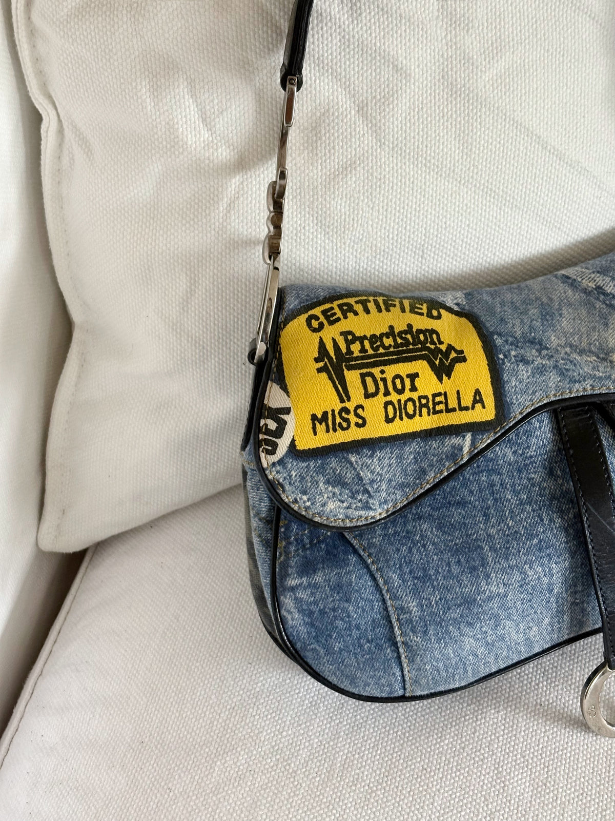 DIOR MISS DIORELLA DOUBLE SADDLE BAG