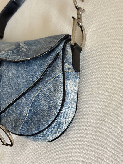 DIOR MISS DIORELLA DOUBLE SADDLE BAG