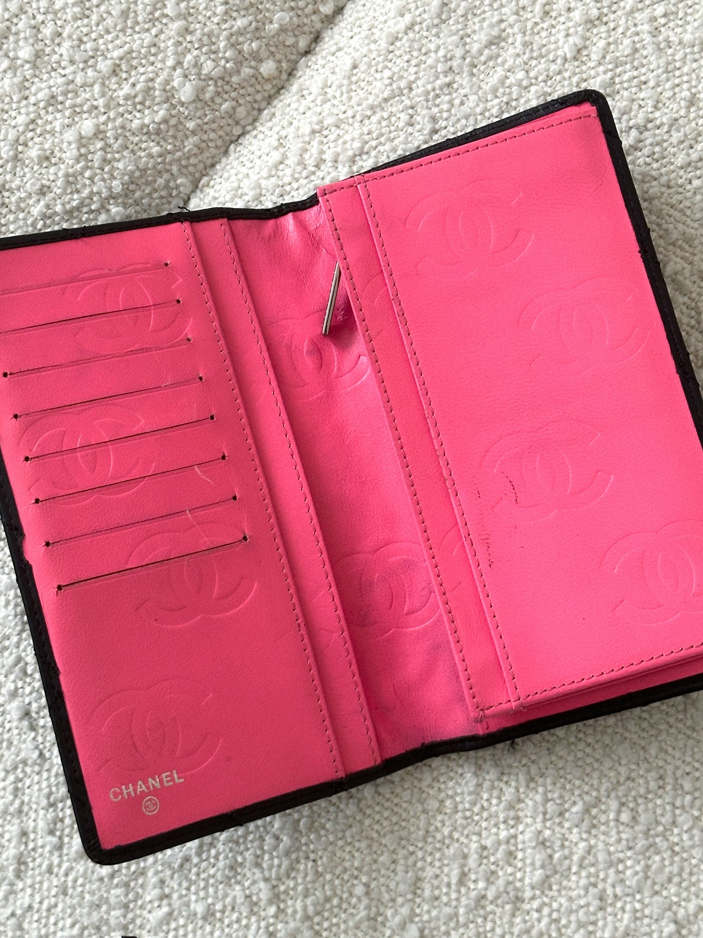 CHANEL LIGNE CAMBON BI-FOLD WALLET