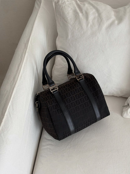 FENDI ZUCCHINO BAULETTO BOWLING BAG