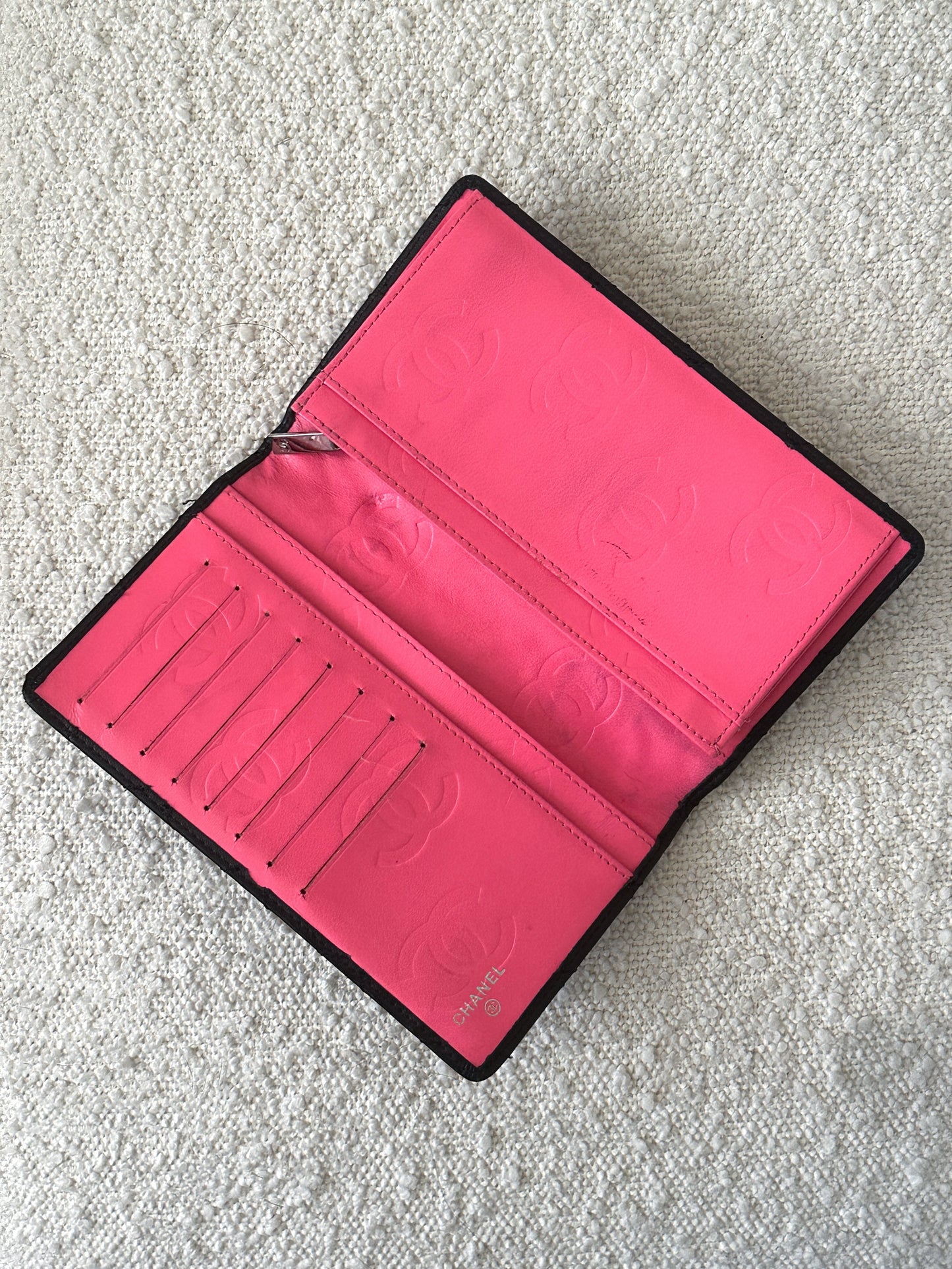 CHANEL LIGNE CAMBON BI-FOLD WALLET