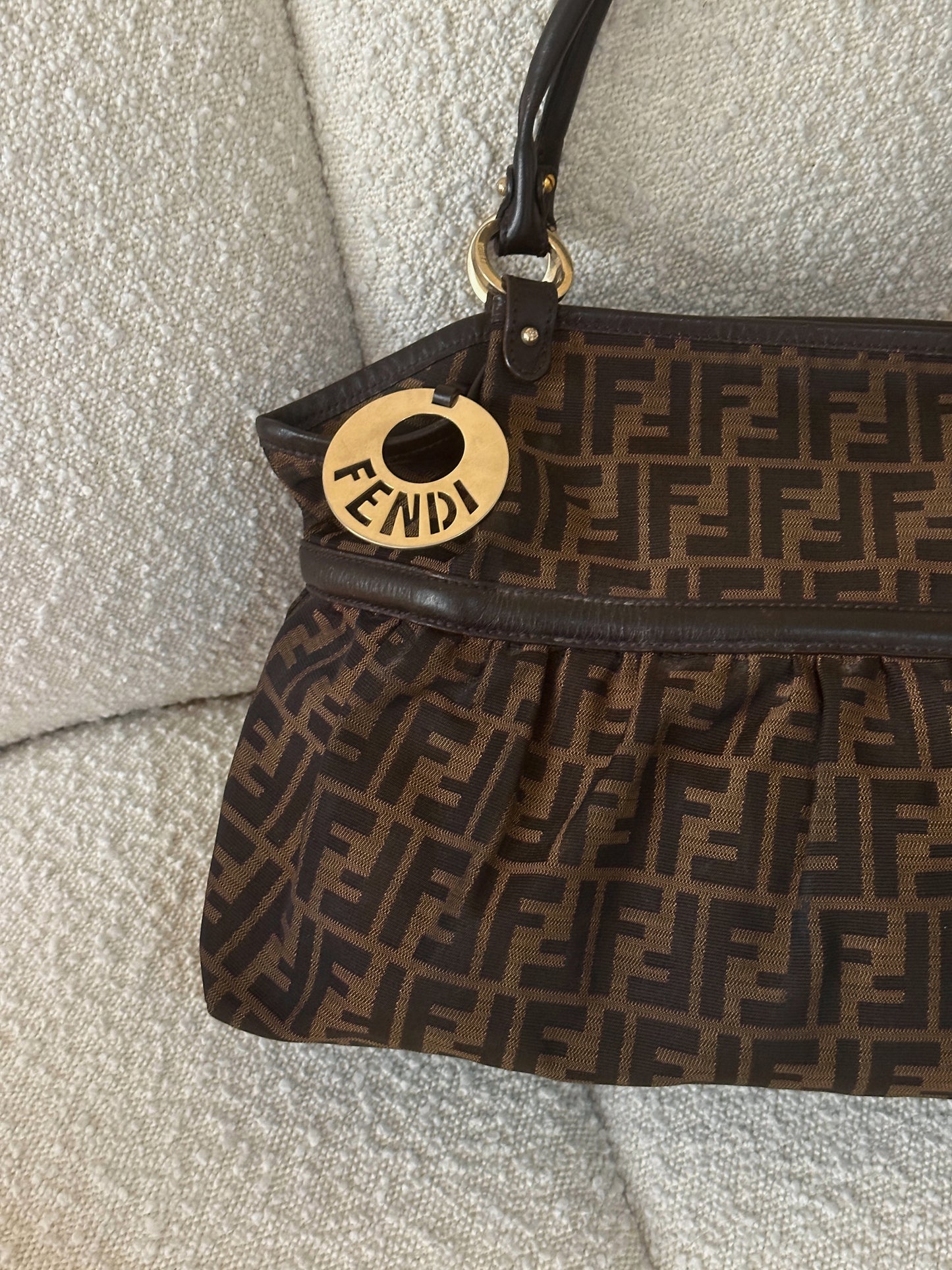 FENDI ZUCCA CHEF HOBO BAG