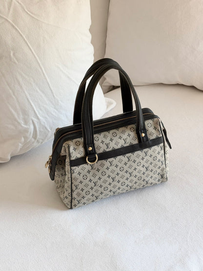 LOUIS VUITTON MONOGRAM MINI LIN CANVAS JOSEPHINE BAG