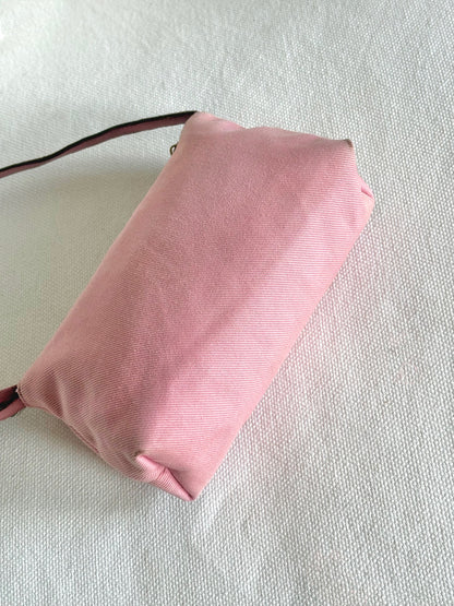YSL RIVE GAUCHE MINI CANVAS SHOULDER BAG