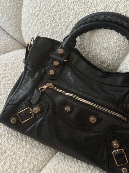 BALENCIAGA BLACK GIANT CITY BAG