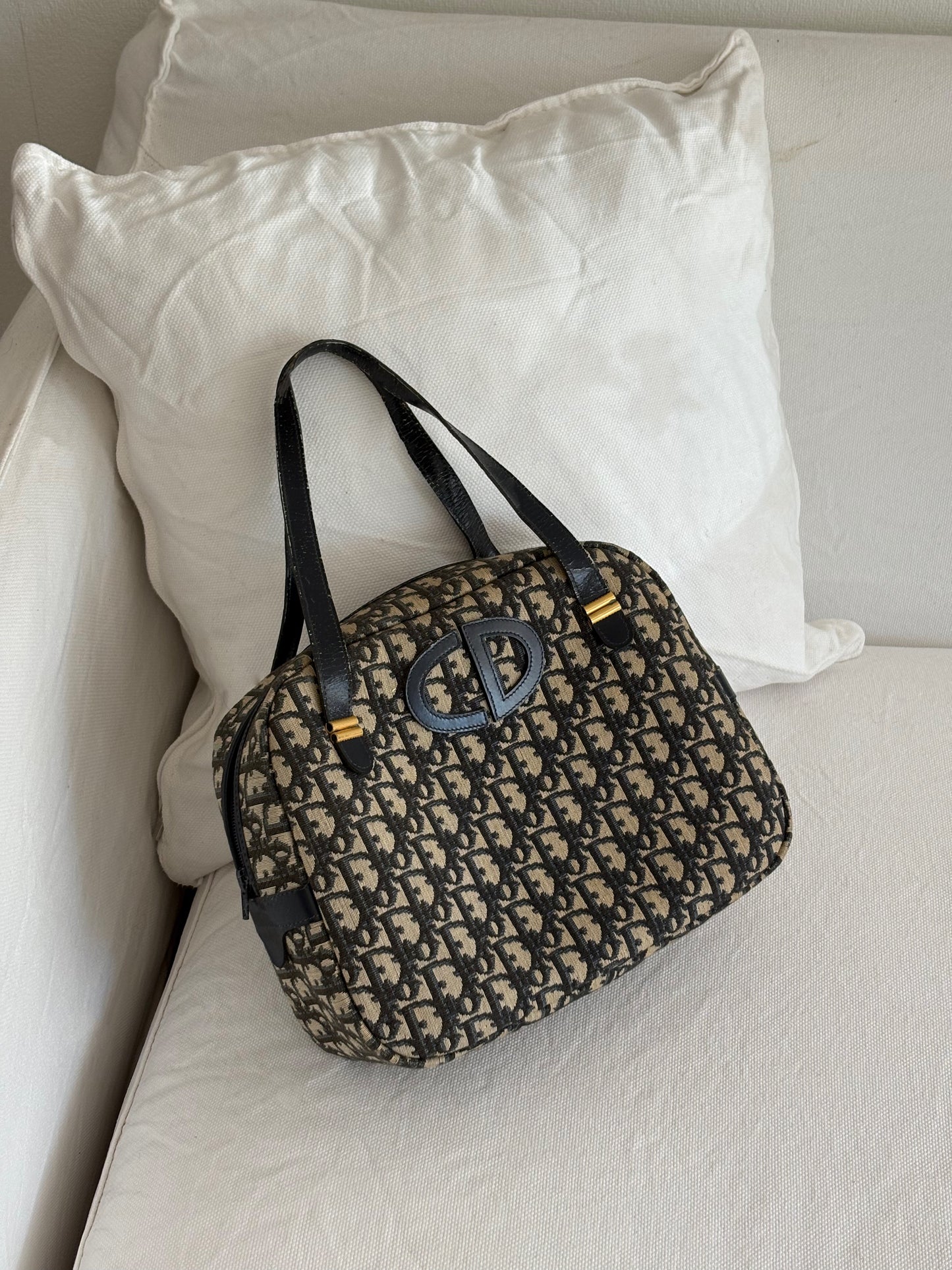 OBLIQUE MONOGRAM TROTTER BOWLING BAG