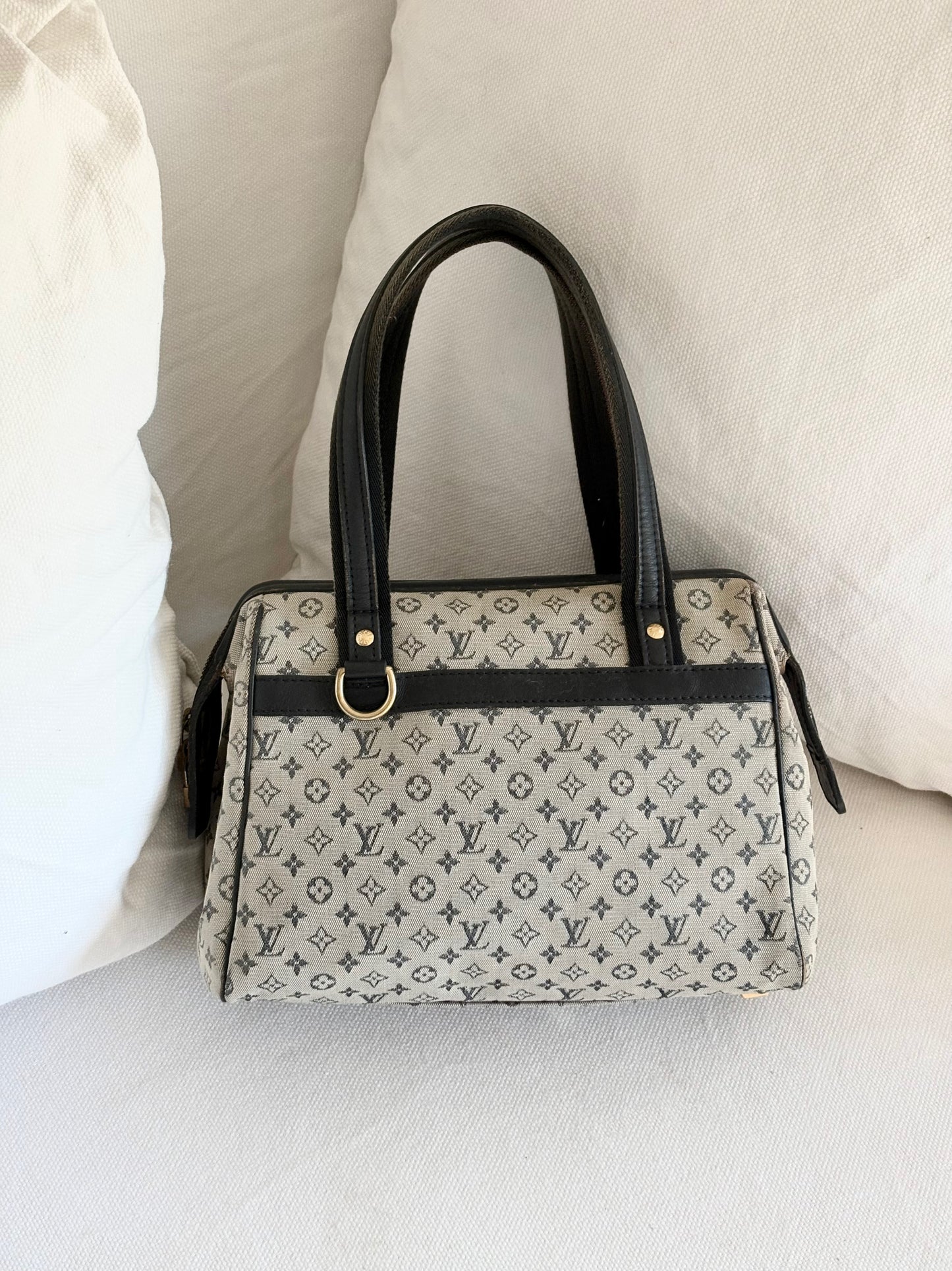LOUIS VUITTON MONOGRAM MINI LIN CANVAS JOSEPHINE BAG