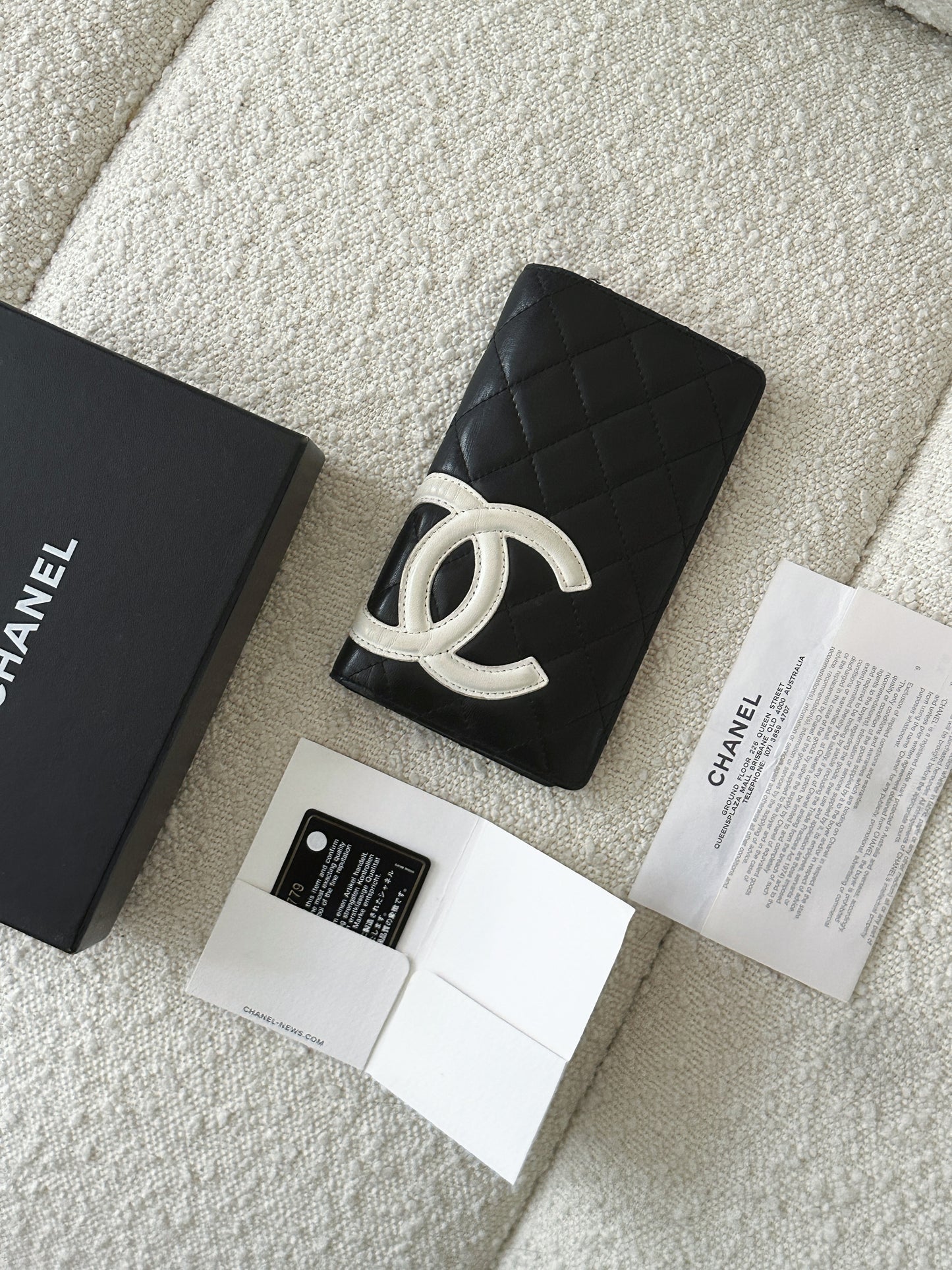 CHANEL LIGNE CAMBON BI-FOLD WALLET