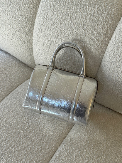 DIOR SILVER DIORISSIMO BOSTON BAG