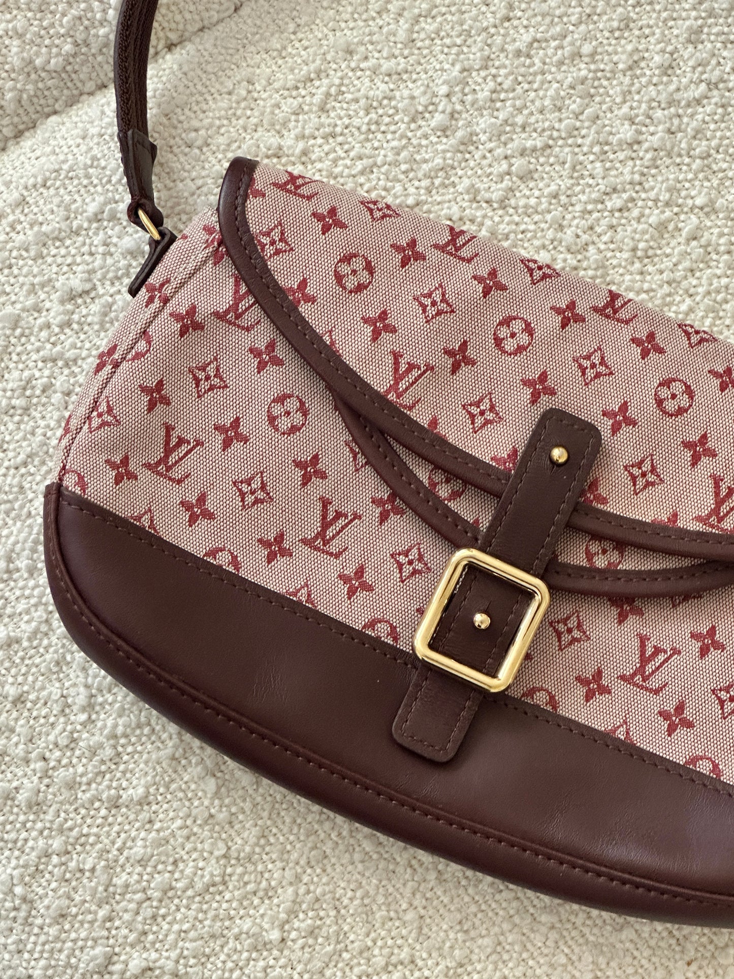 LOUIS VUITTON CHERRY MINI LIN MARJORIE SHOULDER BAG