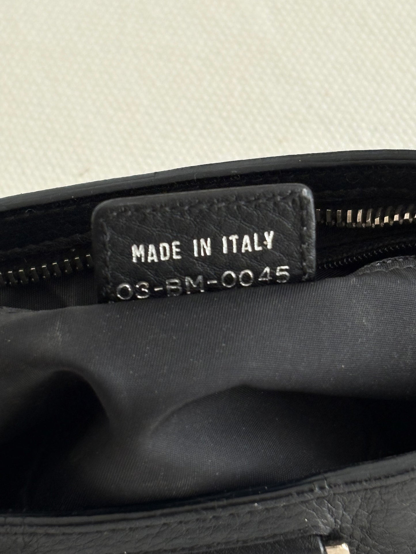 DIOR MONOGRAM CANVAS COLUMBUS SHOULDER BAG