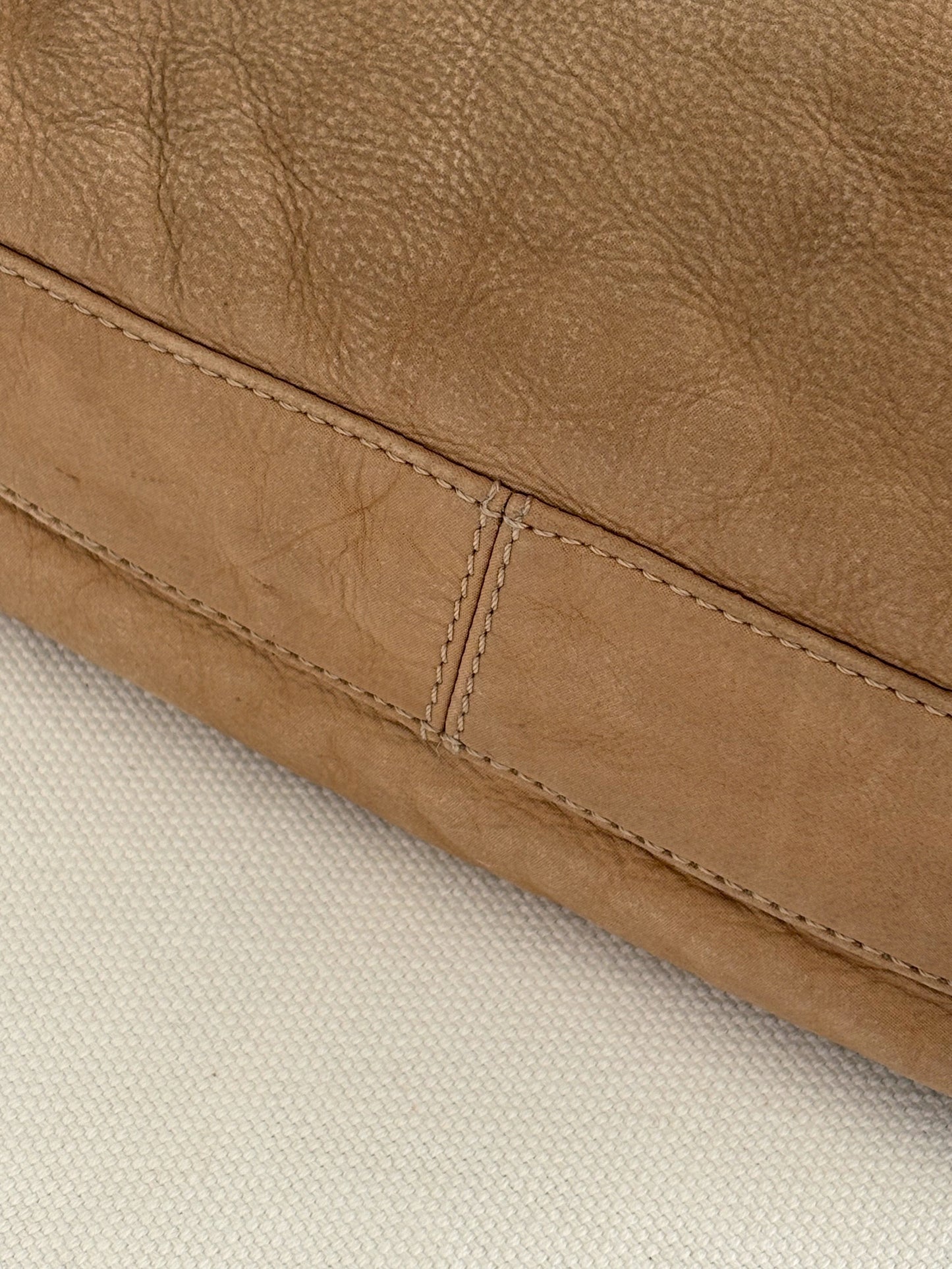 FENDI BORSA CHAIN LEATHER TOTE BAG