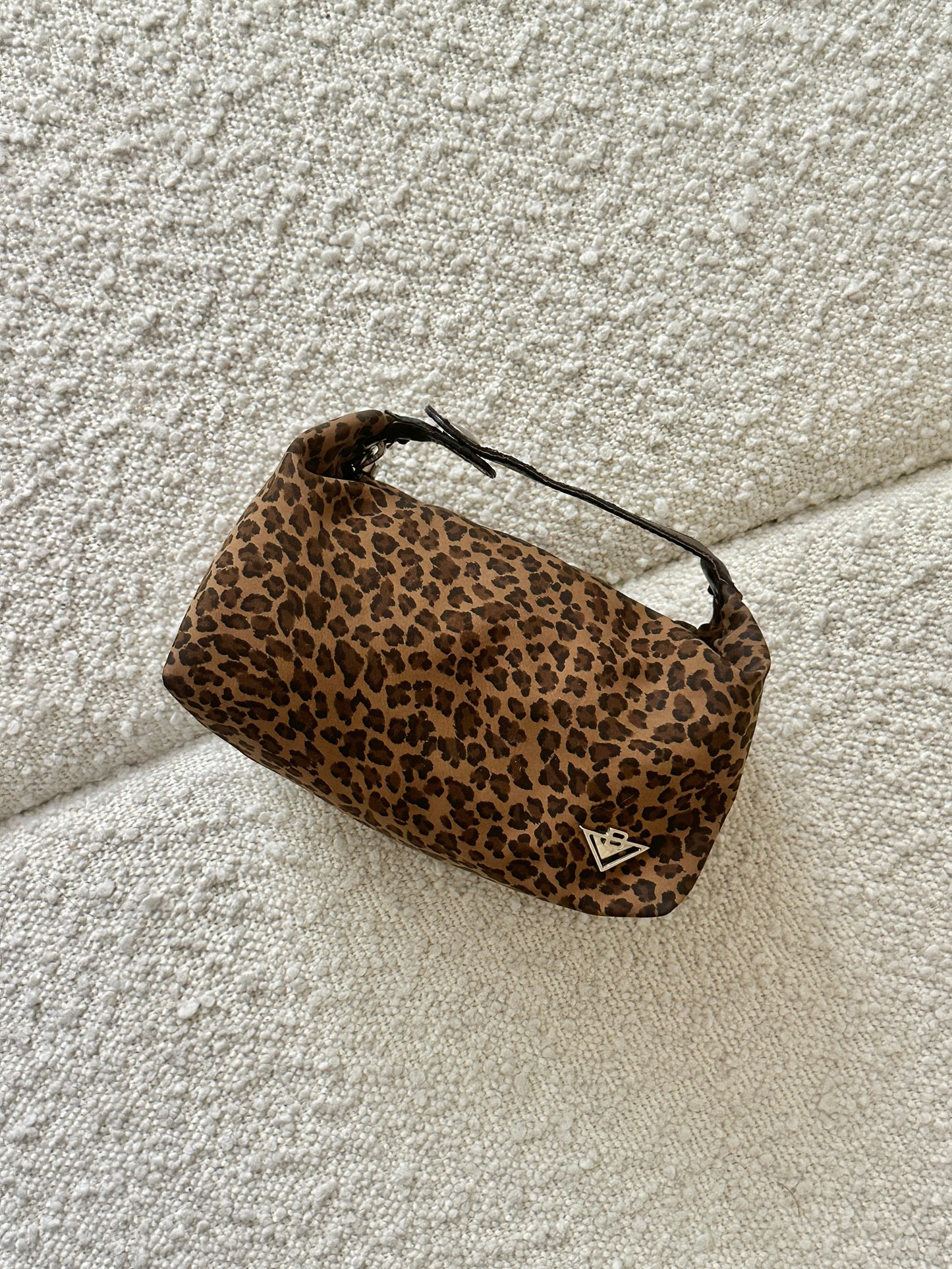 BOTTEGA VENETA JODIE LEOPARD TOP HANDLE BAG