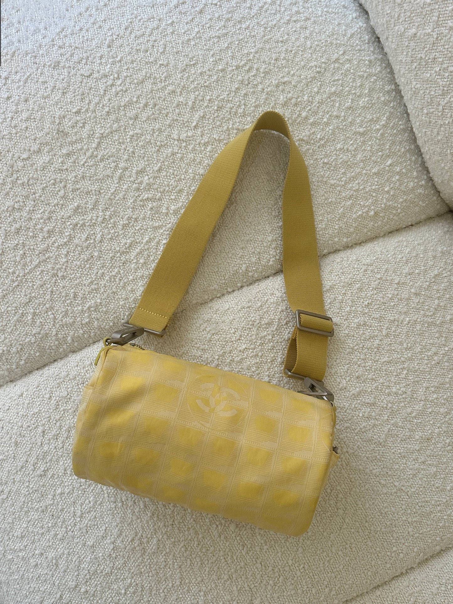 CHANEL NEW TRAVEL LINE BARREL BAG