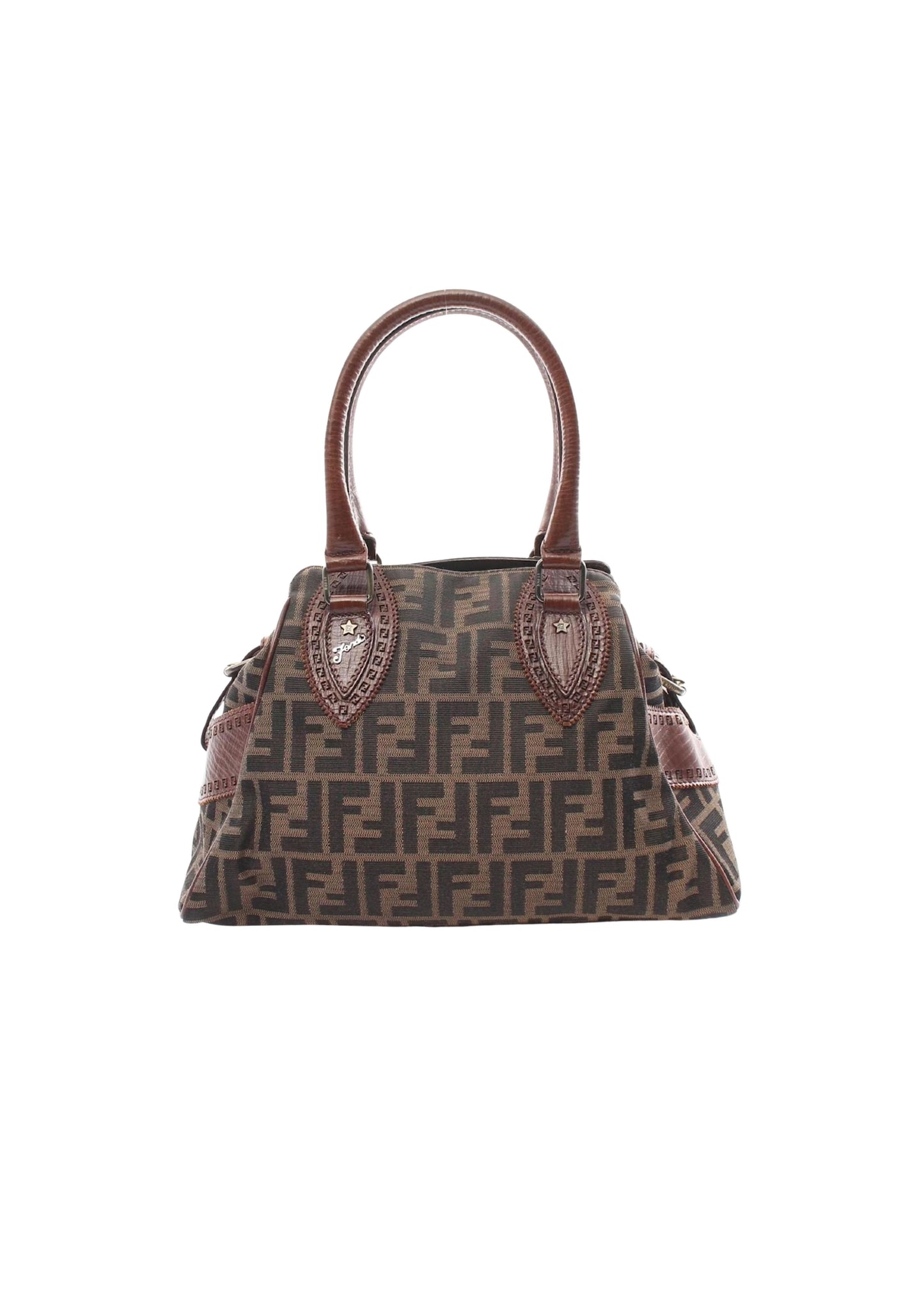FENDI ETNICO ZUCCA CANVAS TOTE BAG