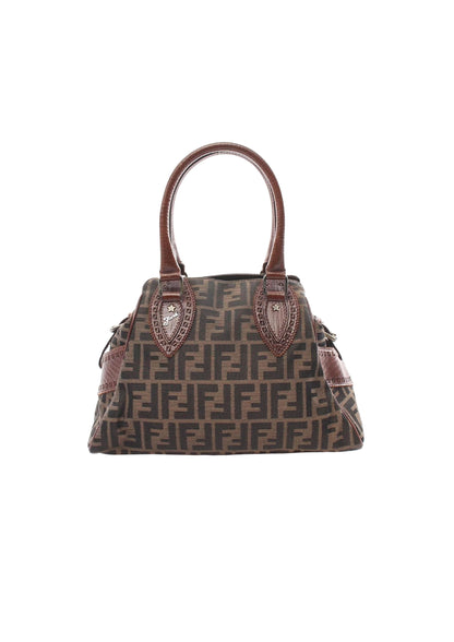 FENDI ETNICO ZUCCA CANVAS TOTE BAG