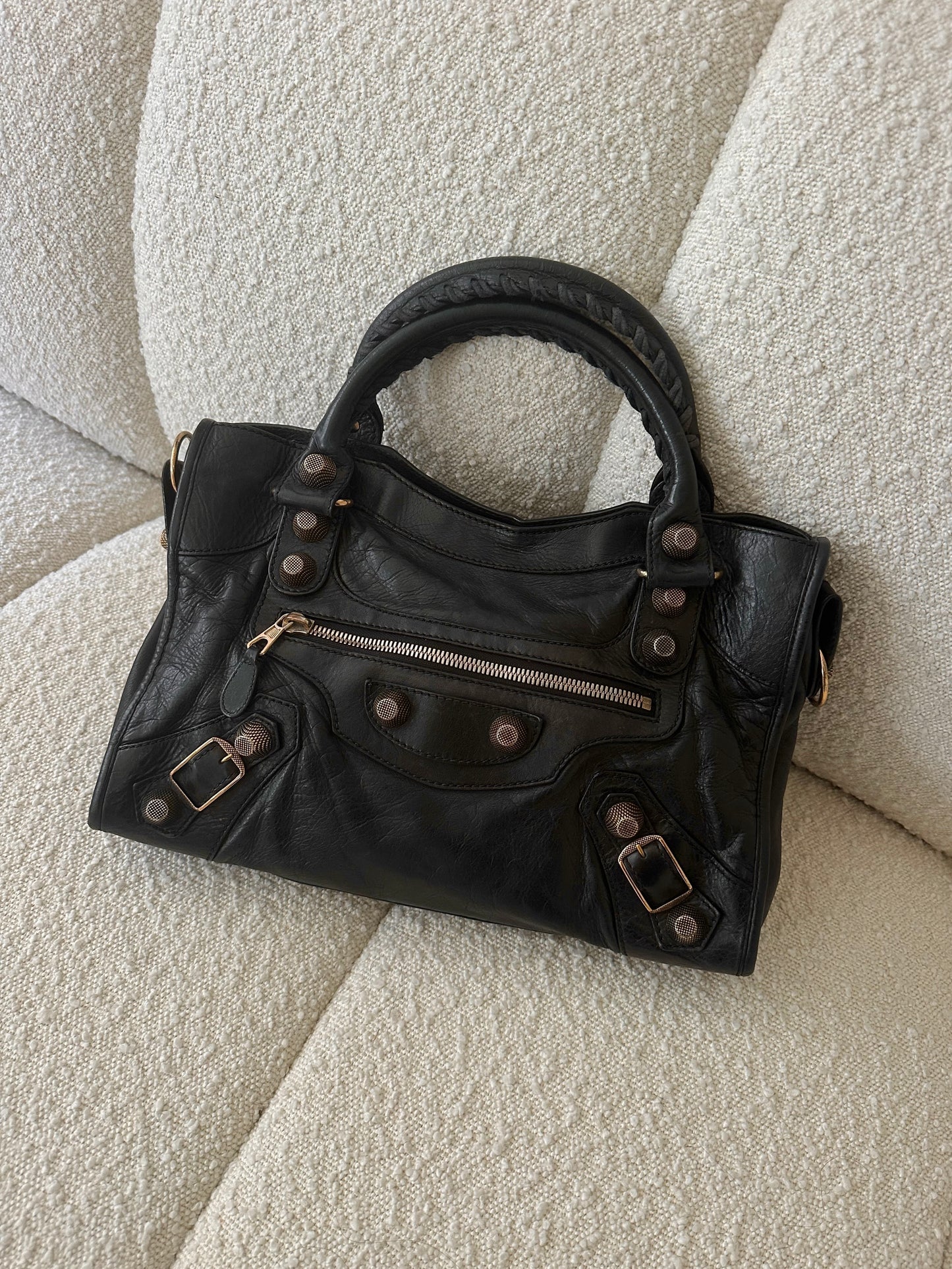 BALENCIAGA BLACK GIANT CITY BAG