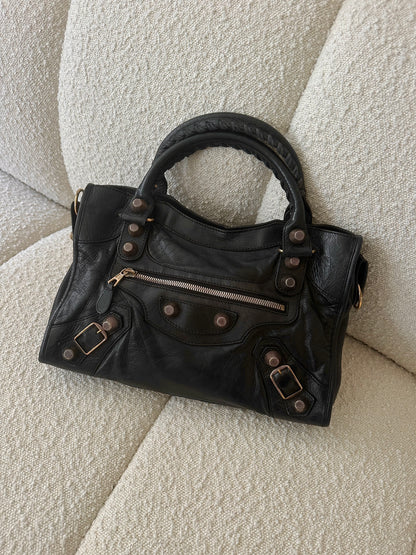 BALENCIAGA BLACK GIANT CITY BAG