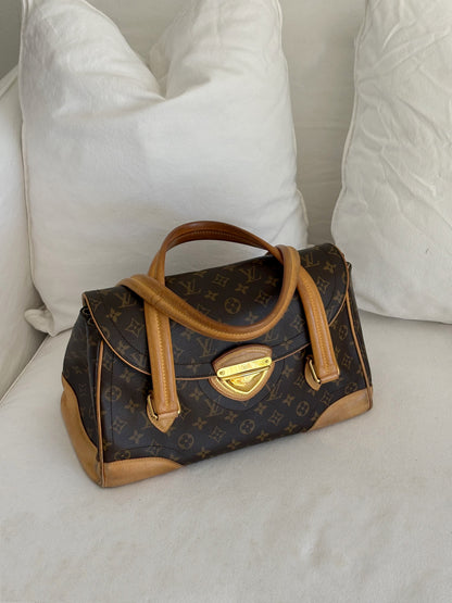 BEVERLY GM MONOGRAM SHOULDER BAG