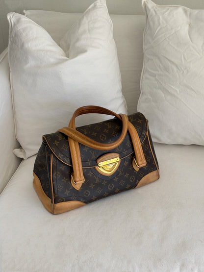 BEVERLY GM MONOGRAM SHOULDER BAG