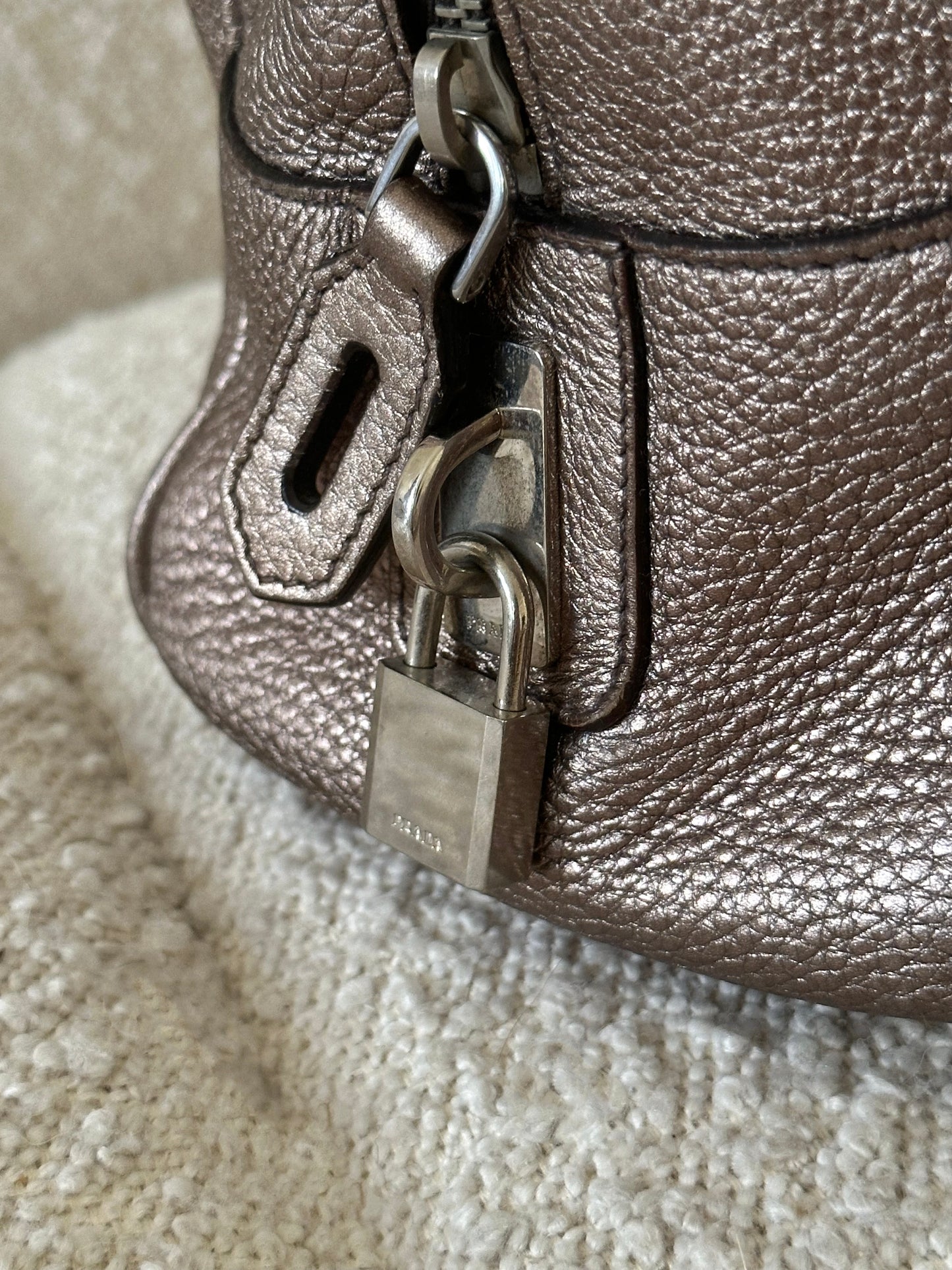 PRADA VITELLO DAINO BAULETTO BAG