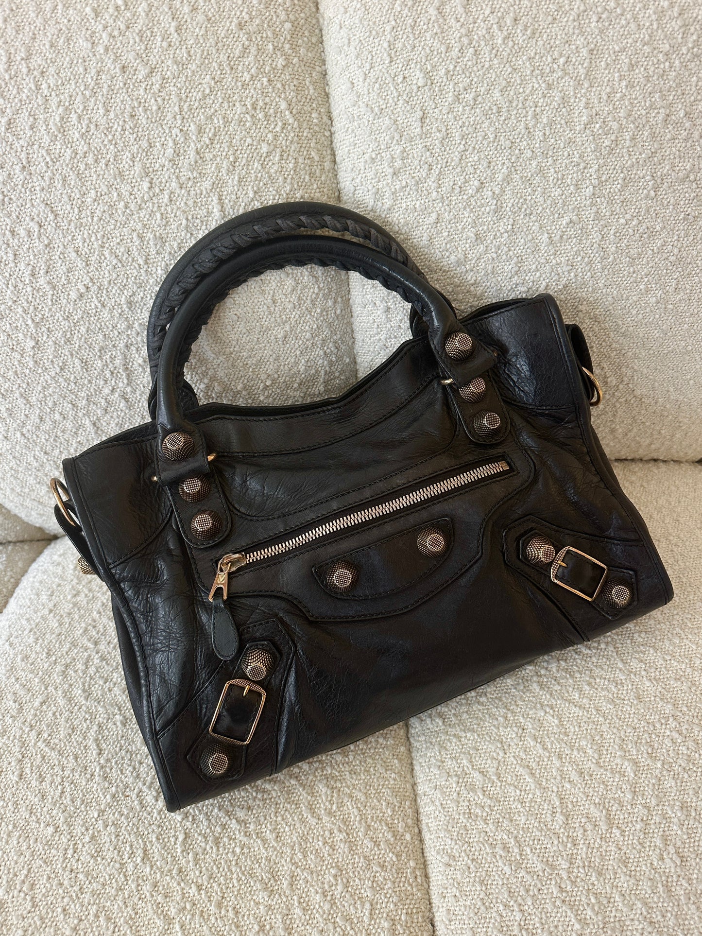 BALENCIAGA BLACK GIANT CITY BAG
