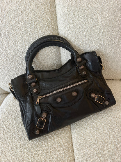 BALENCIAGA BLACK GIANT CITY BAG