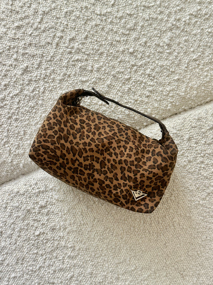 BOTTEGA VENETA JODIE LEOPARD TOP HANDLE BAG