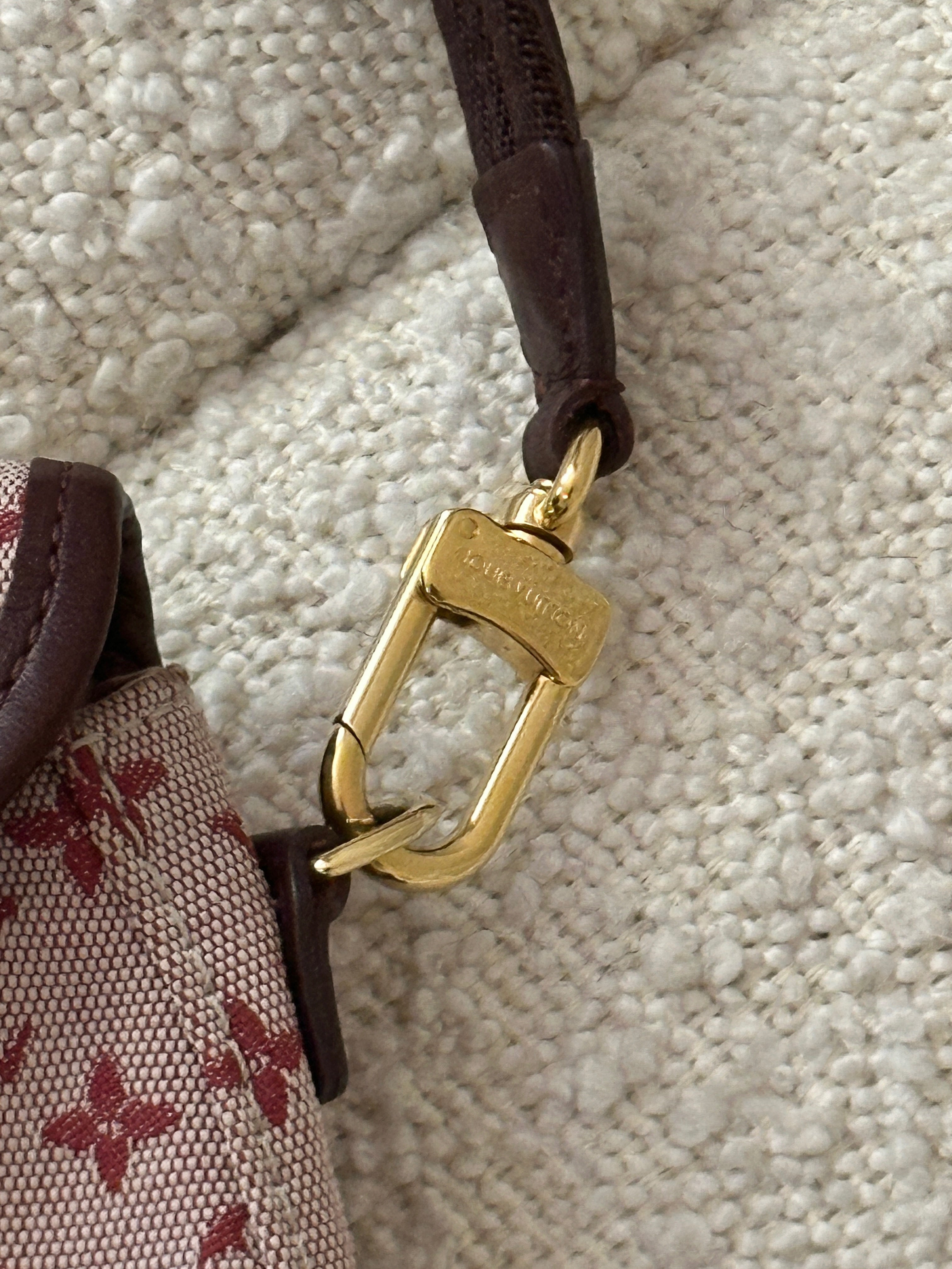 LOUIS VUITTON CHERRY MINI LIN MARJORIE SHOULDER BAG – Saddle Vintage