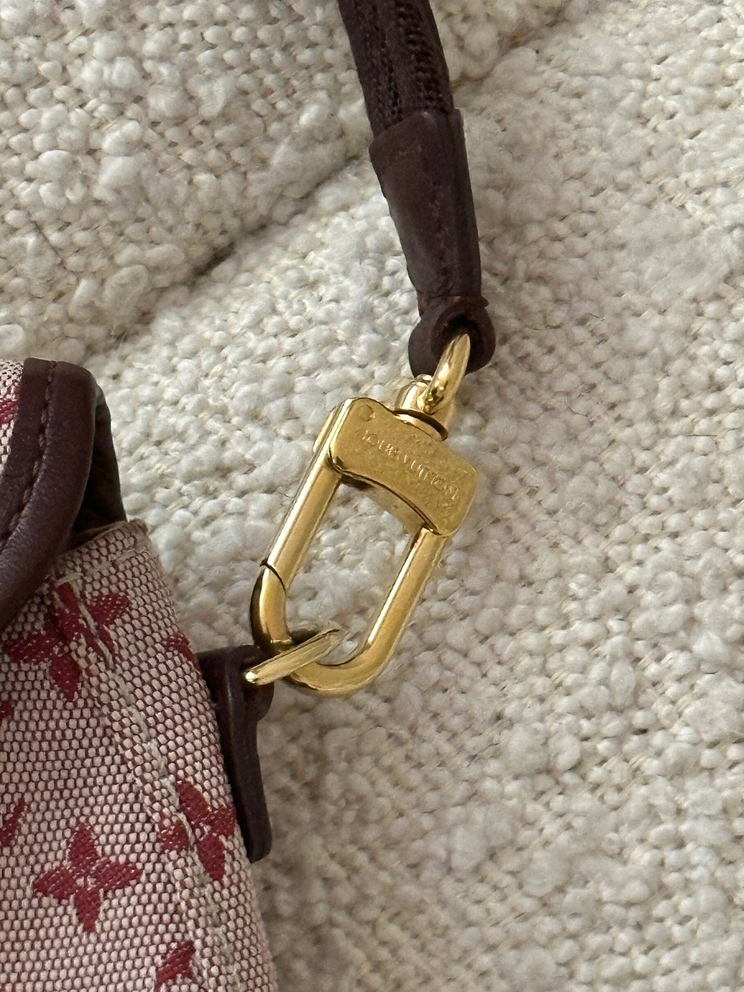 LOUIS VUITTON CHERRY MINI LIN MARJORIE SHOULDER BAG