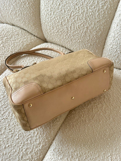 GUCCI PRINCY RIBBON GUCCISSIMA TOTE BAG