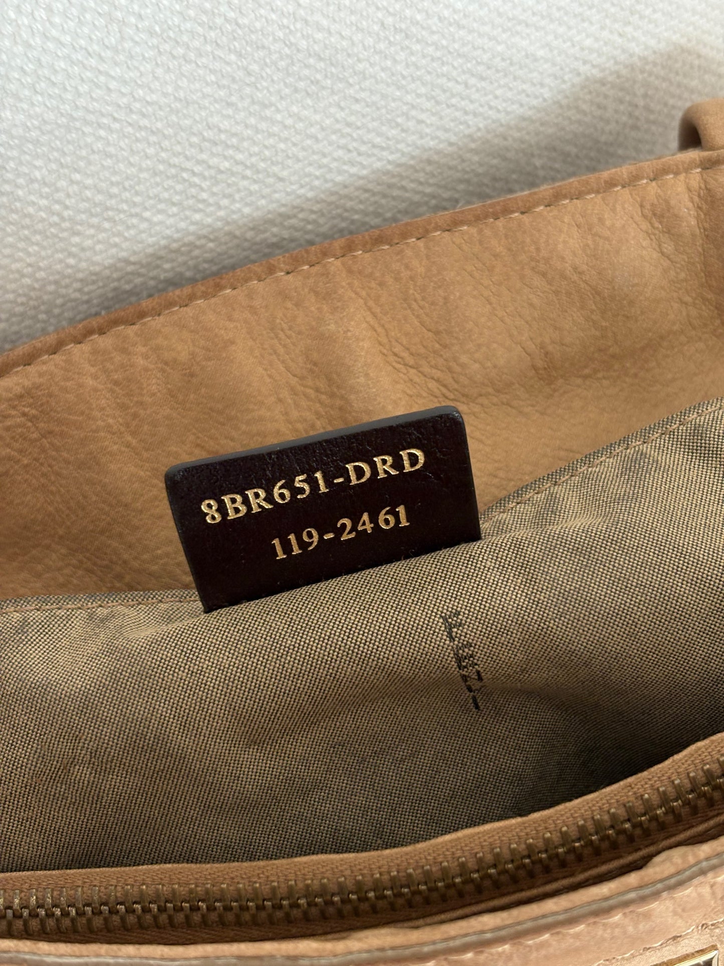 FENDI BORSA CHAIN LEATHER TOTE BAG