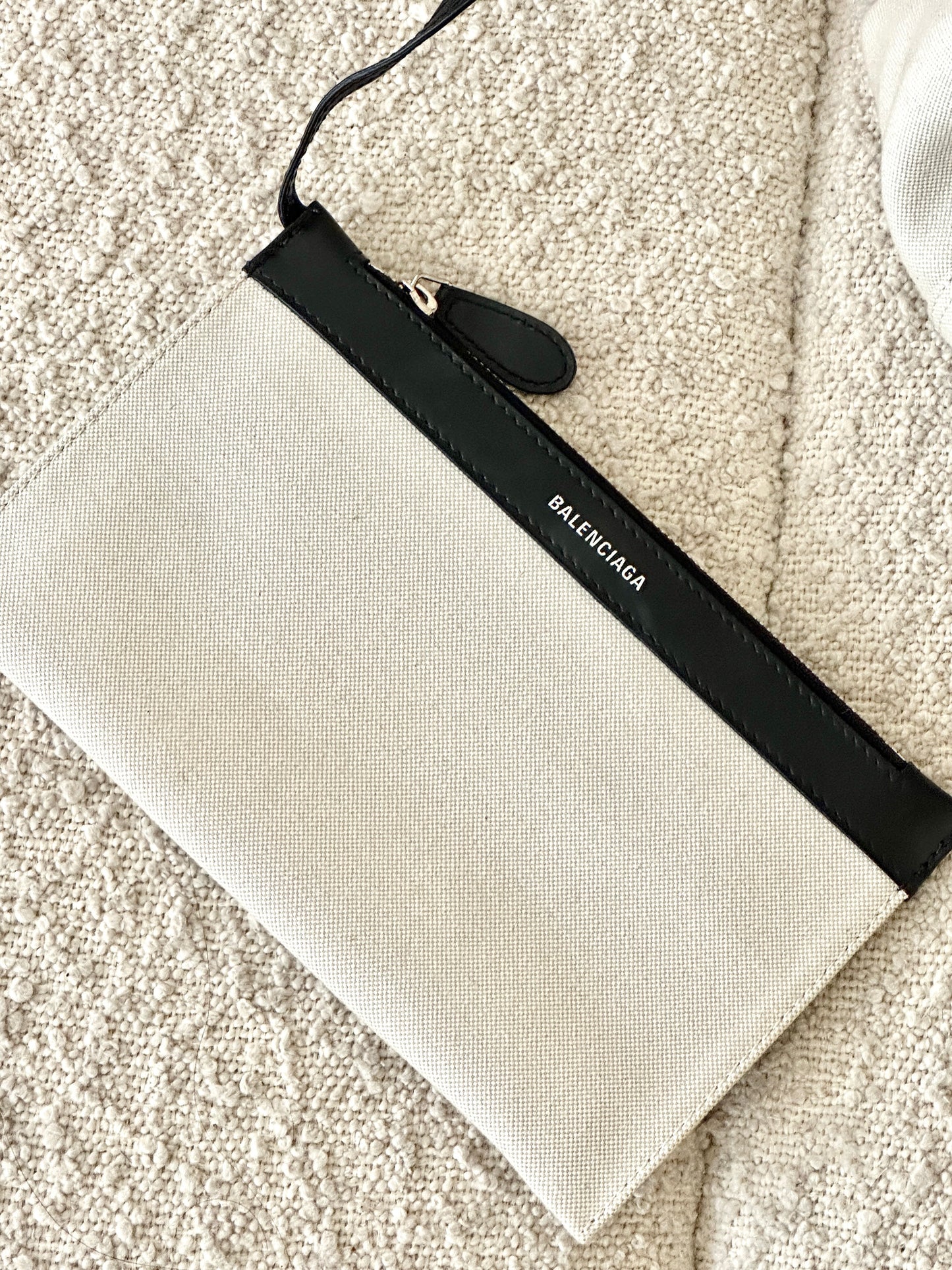 BALENCIAGA CABAS SMALL CANVAS TOTE BAG