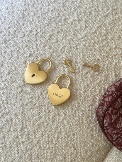 DIOR BFF LOVE LOCK AND KEY BAG CHARM