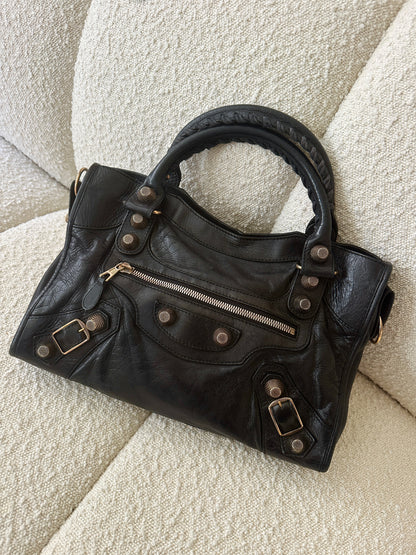 BALENCIAGA BLACK GIANT CITY BAG
