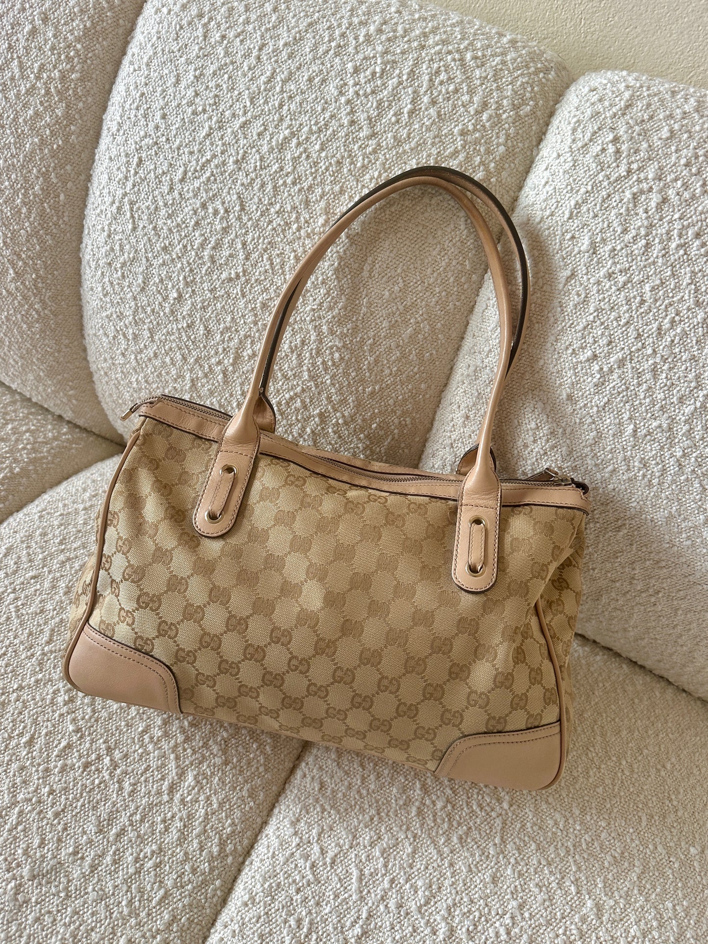 GUCCI PRINCY RIBBON GUCCISSIMA TOTE BAG