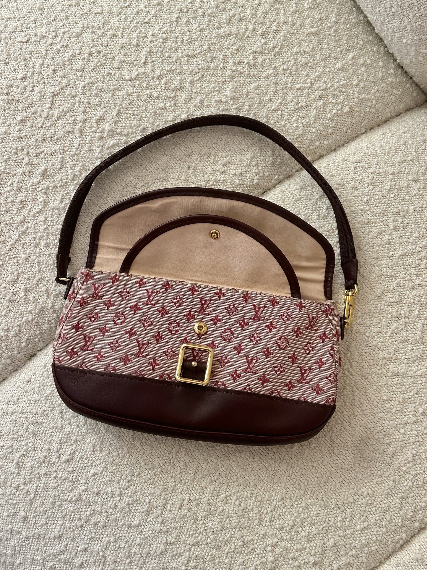 LOUIS VUITTON CHERRY MINI LIN MARJORIE SHOULDER BAG