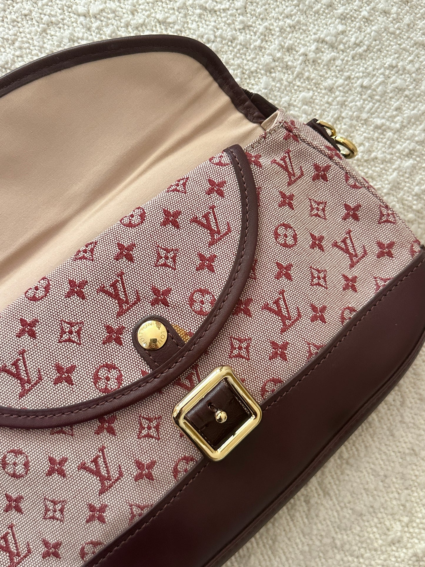 LOUIS VUITTON CHERRY MINI LIN MARJORIE SHOULDER BAG