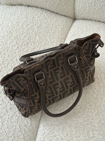 FENDI ETNICO ZUCCA CANVAS TOTE BAG