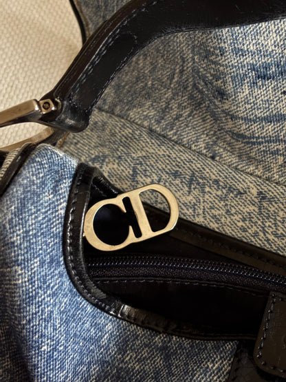DIOR MISS DIORELLA DOUBLE SADDLE BAG