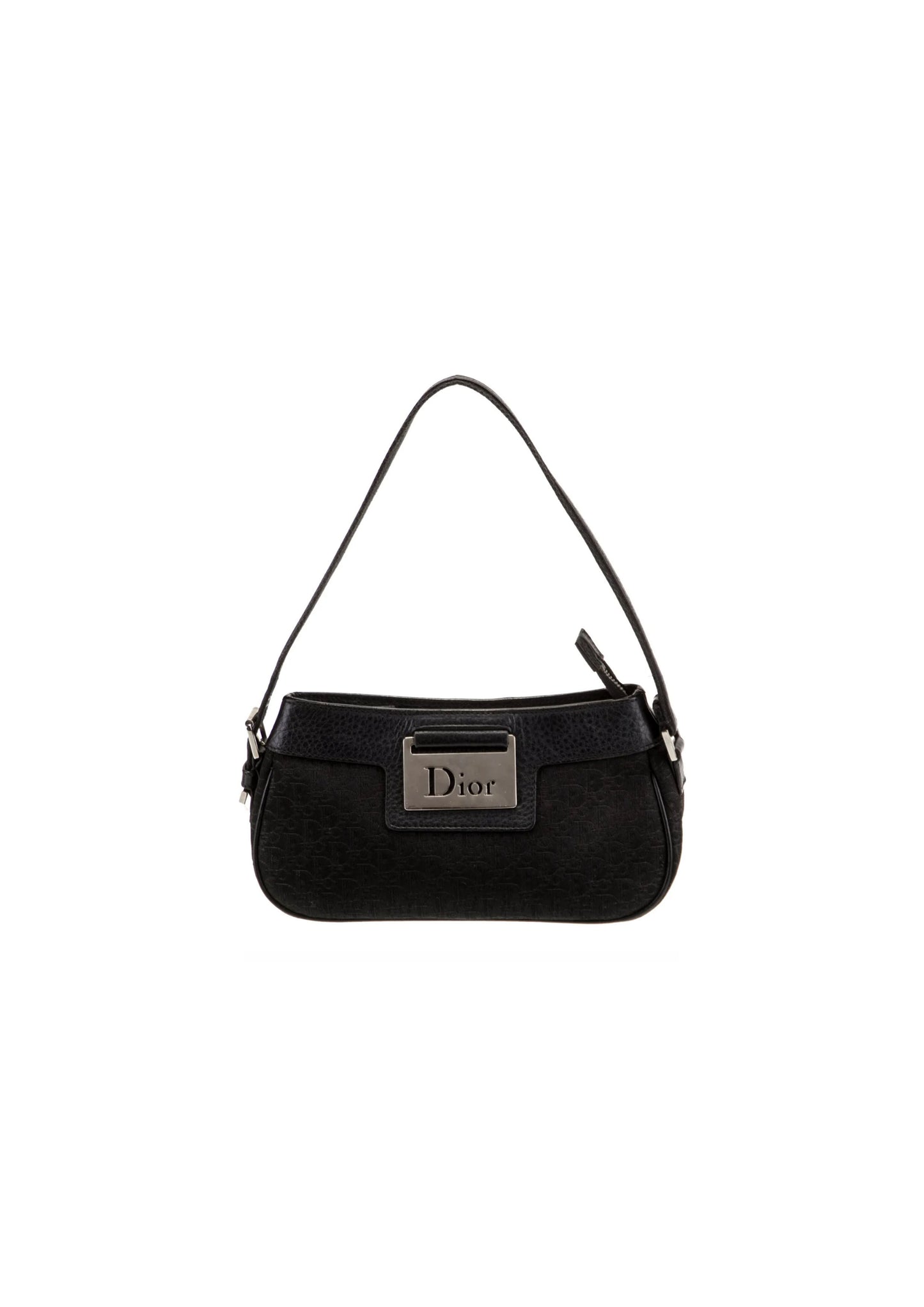 DIOR MONOGRAM CANVAS COLUMBUS SHOULDER BAG