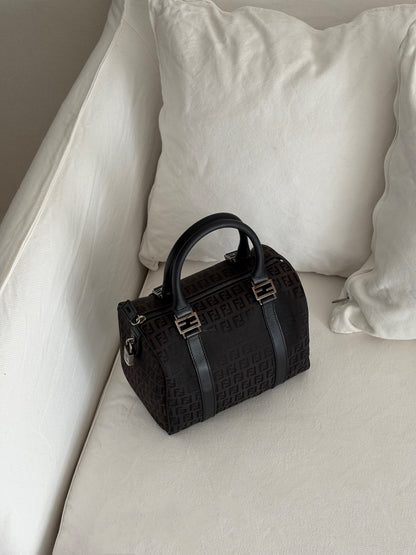 FENDI ZUCCHINO BAULETTO BOWLING BAG
